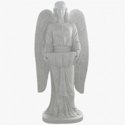 Скульптура из мрамора S_35 Ангел с корзиной